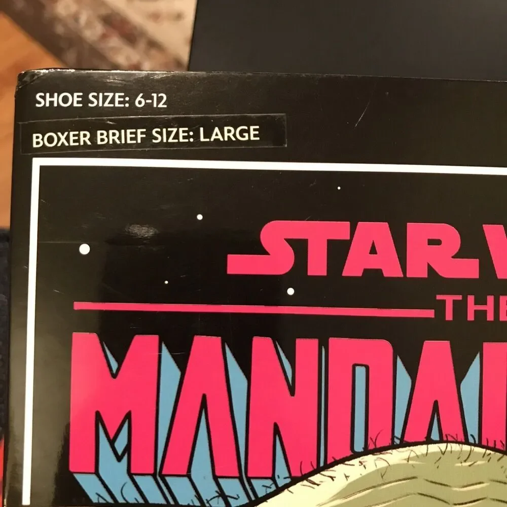 Star Wars The Mandalorian Underwear & Sock Set-Boxer Briefs & 2 Crew Sock